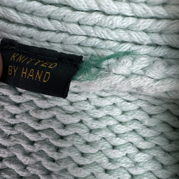 Vtg Hand Knit Charter Club Floral Cardigan Womens M Cottagecore Granny Sweater - Picture 5 of 11